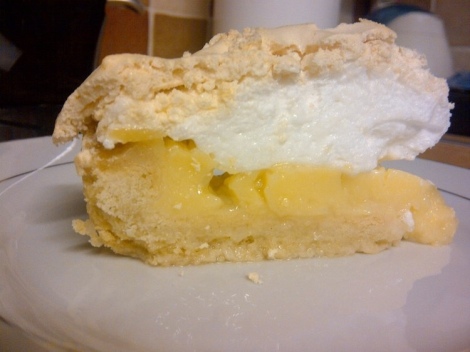 Lemon Meringue slice